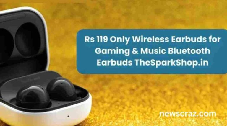 rs 119 only wireless earbuds for gaming & music bluetooth earbuds thesparkshop.in