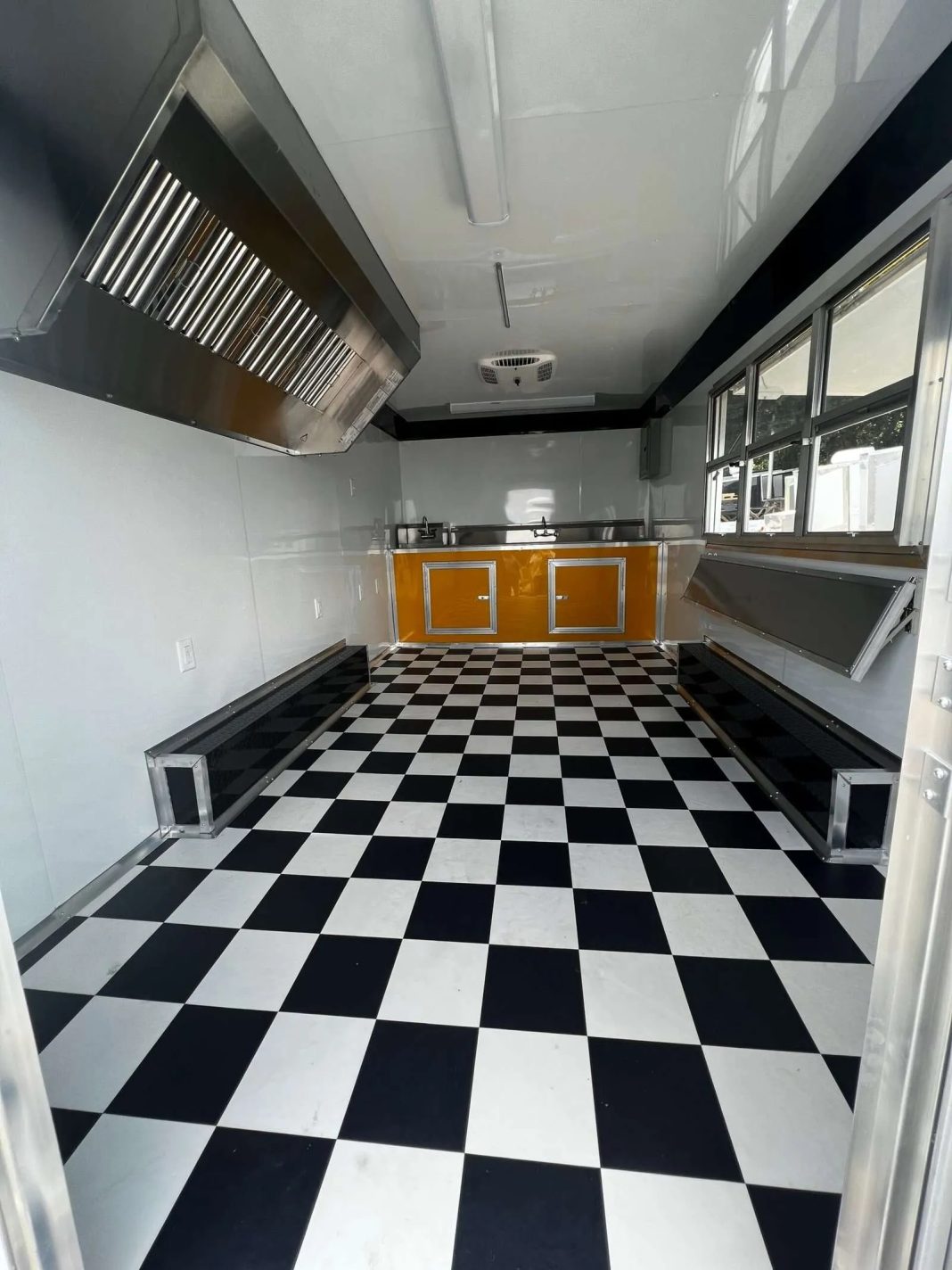 Rugged choices: the 5 by 20 Titanium Blackout Race Trailer speaks to long hauls and precision builds