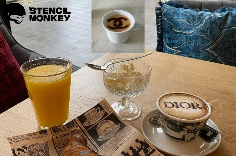 Custom Cappuccino Stencil for Unique Latte Art – Perfect for Cafes & Home Baristas