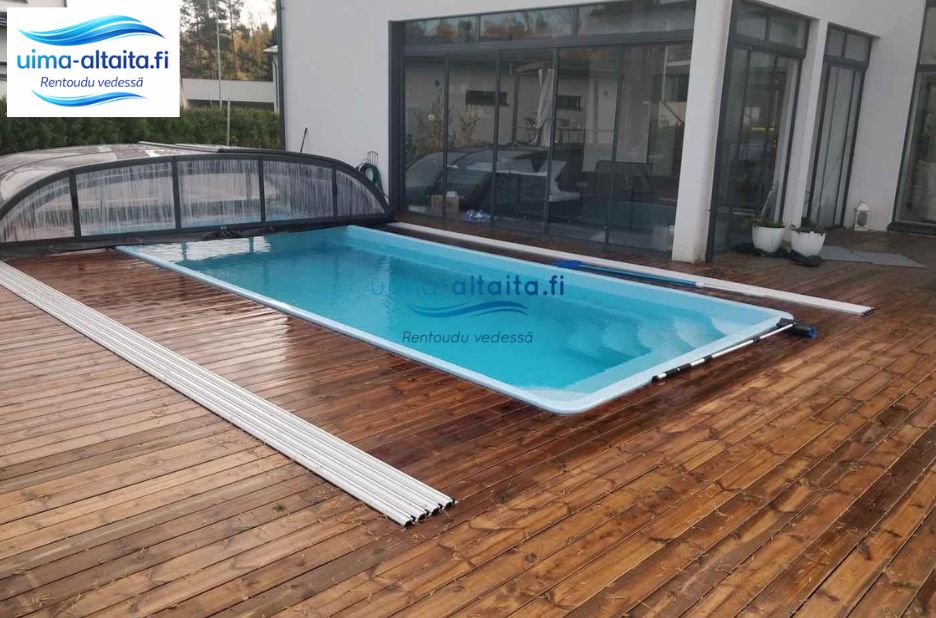 Uima Allas Upotettava – Tyylikäs ja Kestävä Ratkaisu Puutarhaasi