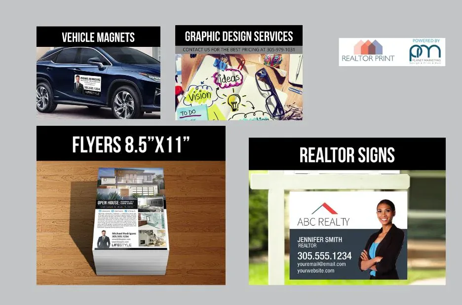 Premium Broker Nation Agent Print Products for Realtors | Realtor Printing Solutions