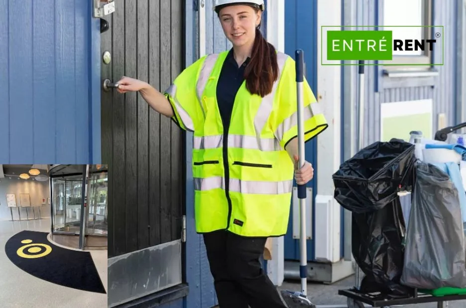 Hyra entrematta för företag – hållbar och professionell entrélösning
