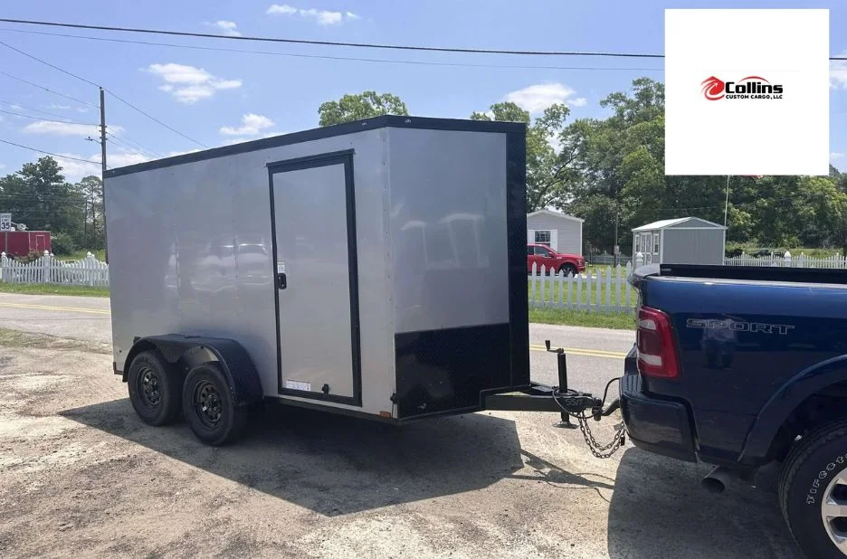 Discover the Advantages of the Titanium 8.5 by 24 Silver Frost Blackout Trailer for Ultimate Cargo Protection