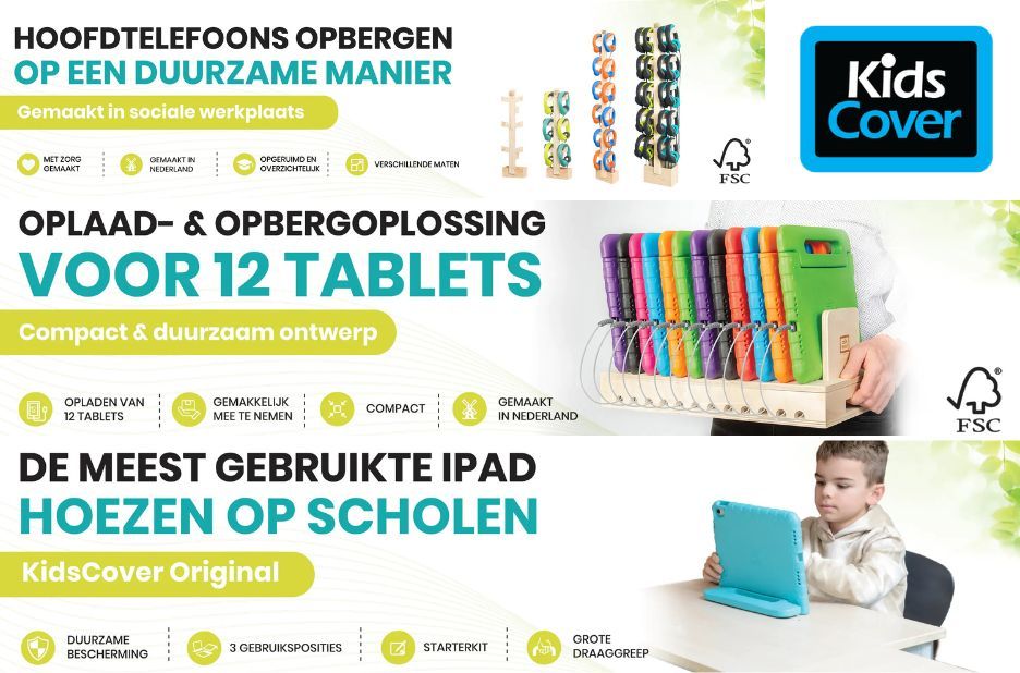 Stevige koptelefoon kinderen voor school en thuis: Kidscover.be